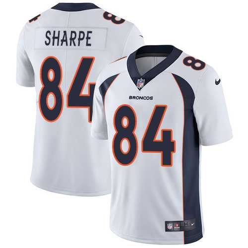 Nike Denver Broncos #84 Shannon Sharpe White NFL Vapor Untouchable Limited Jersey,We sell and wholesale Nike Denver Broncos #84 Shannon Sharpe White NFL Vapor Untouchable Limited Jersey on line form chian!